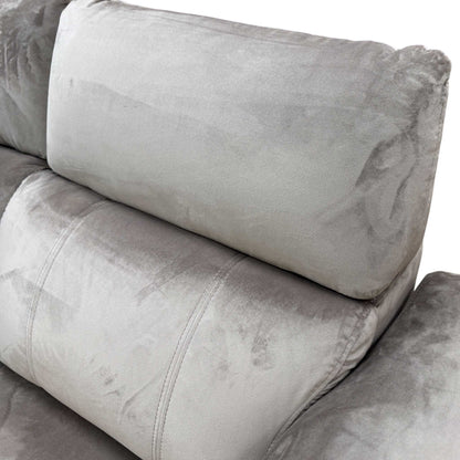 Close-up of the cedar velvet fabric.