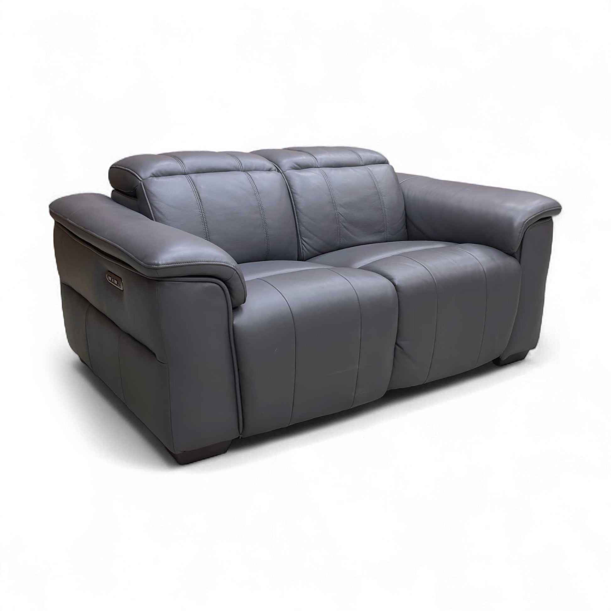 Angled view of the sofa, highlighting the roomy proportions and pocket sprung seats.