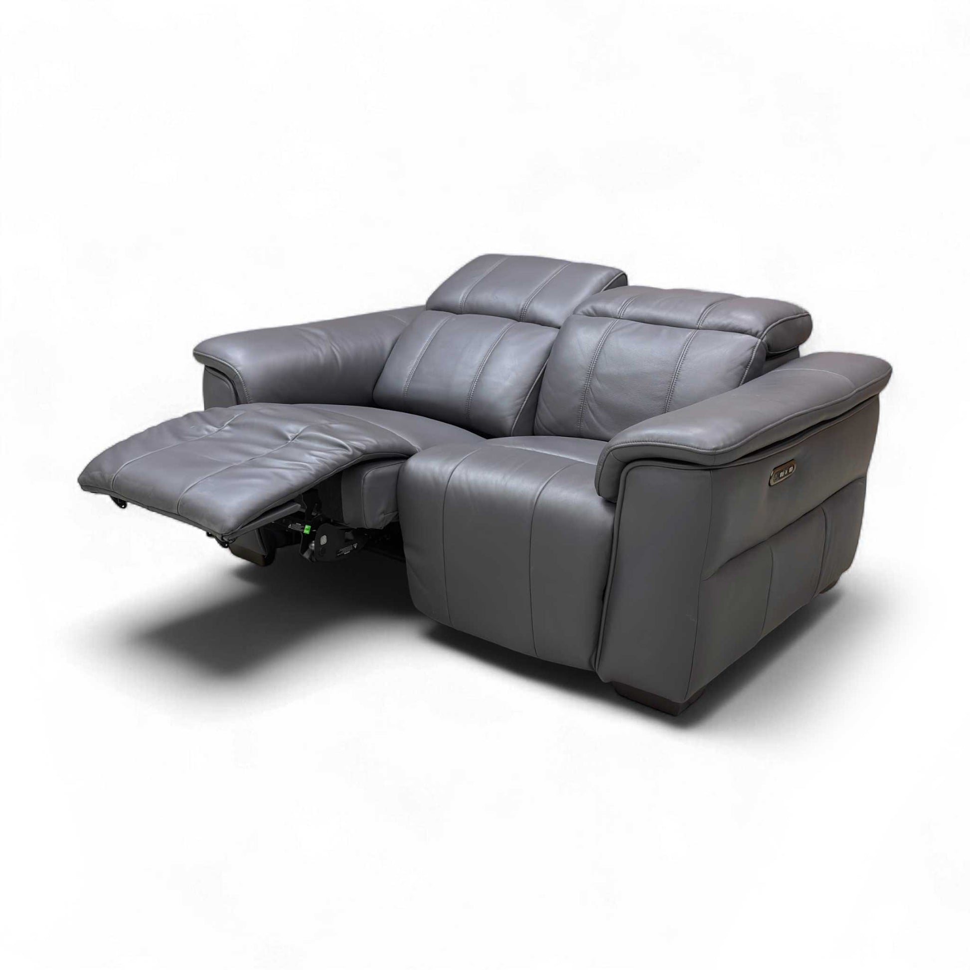 Side view of the 2 Seater Sofa, emphasizing its silhouette and compact design.