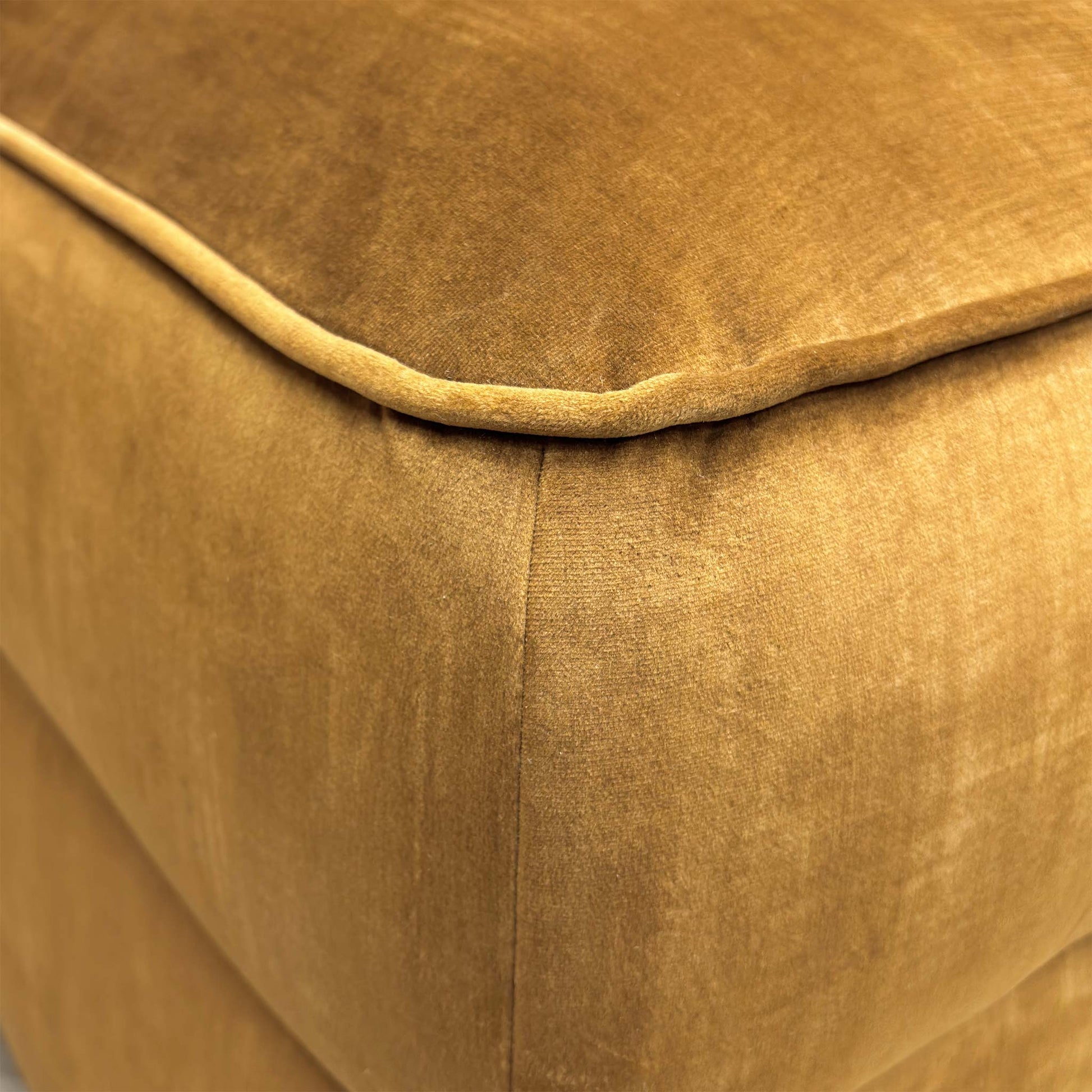 Detailed close-up of the velvet fabric and texture.
