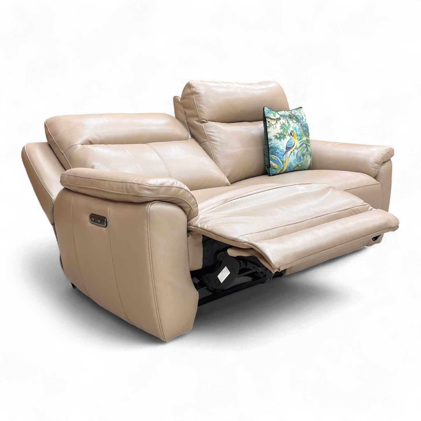 Full view of the sofa in the upright position.