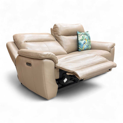 Full view of the sofa in the upright position.