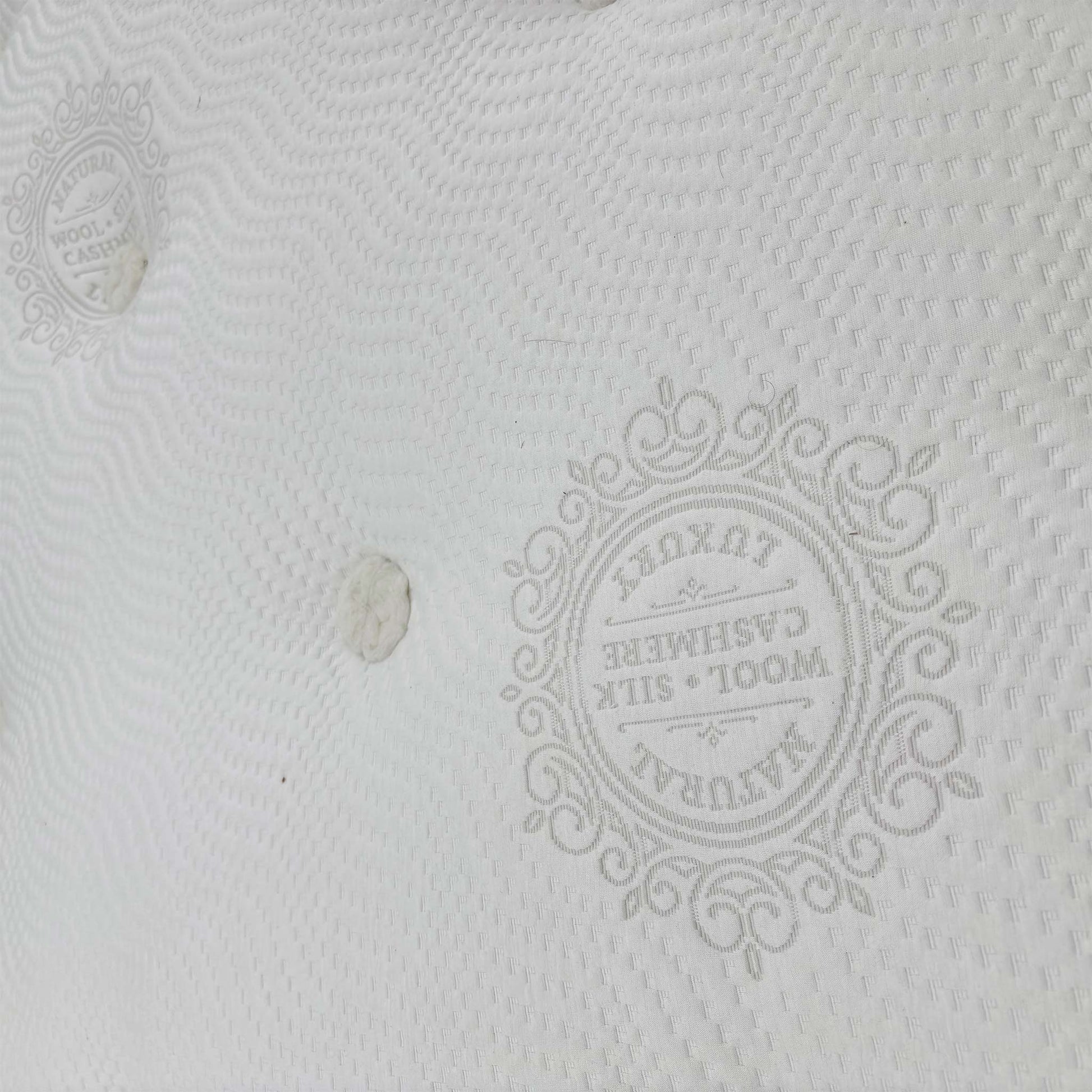 Close-up of the mattress side, highlighting the DynamicEdge active side support and border stitching.