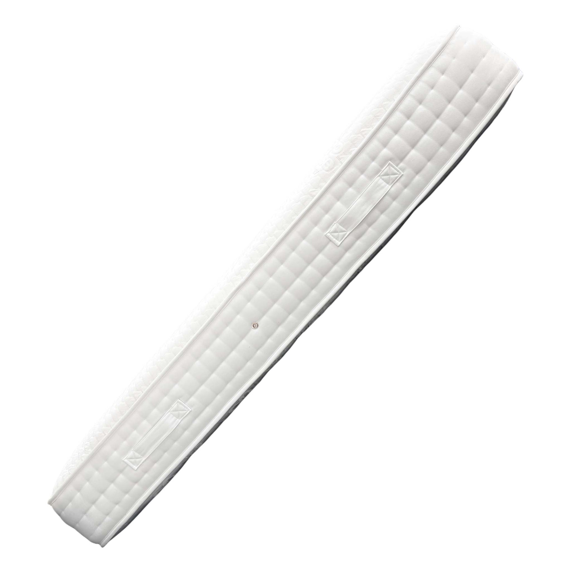 Side view of the Small Double Mattress showing its substantial 30 cm depth and supportive perimeter edge.