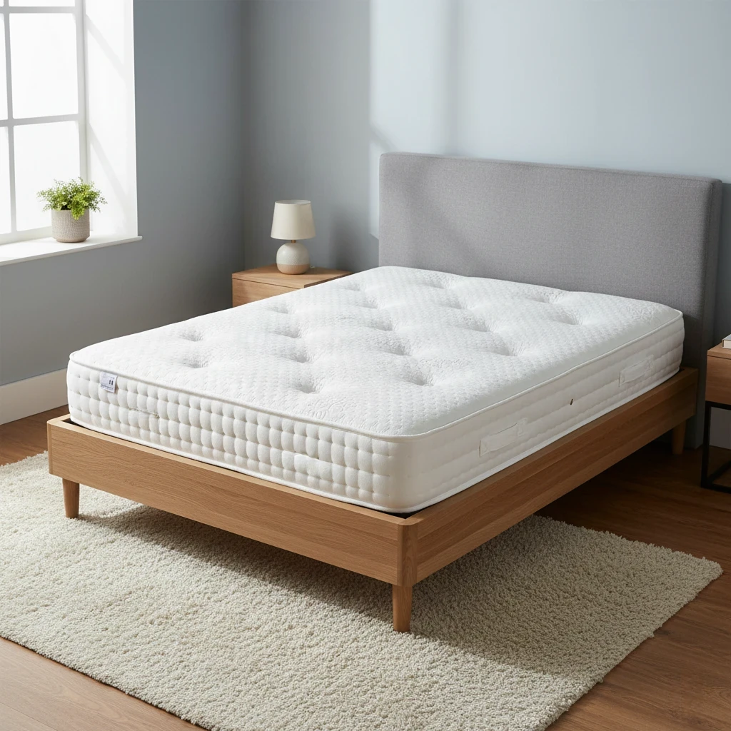 Living Room view of the Sleep Story 1000 Pocket Spring Mattress, designed for total body support and correct spinal alignment.