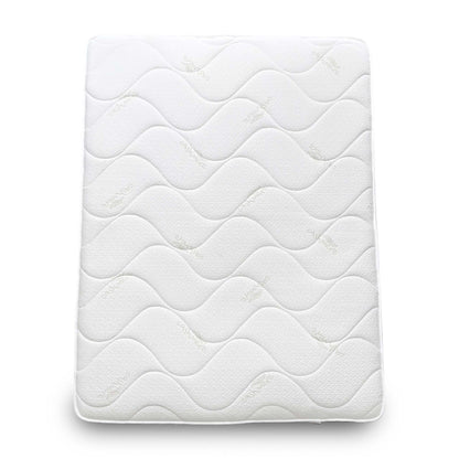 Full view of the Sleep Story 'Deluxe' King Size Mattress, showcasing its deep profile and cashmere blend cover.