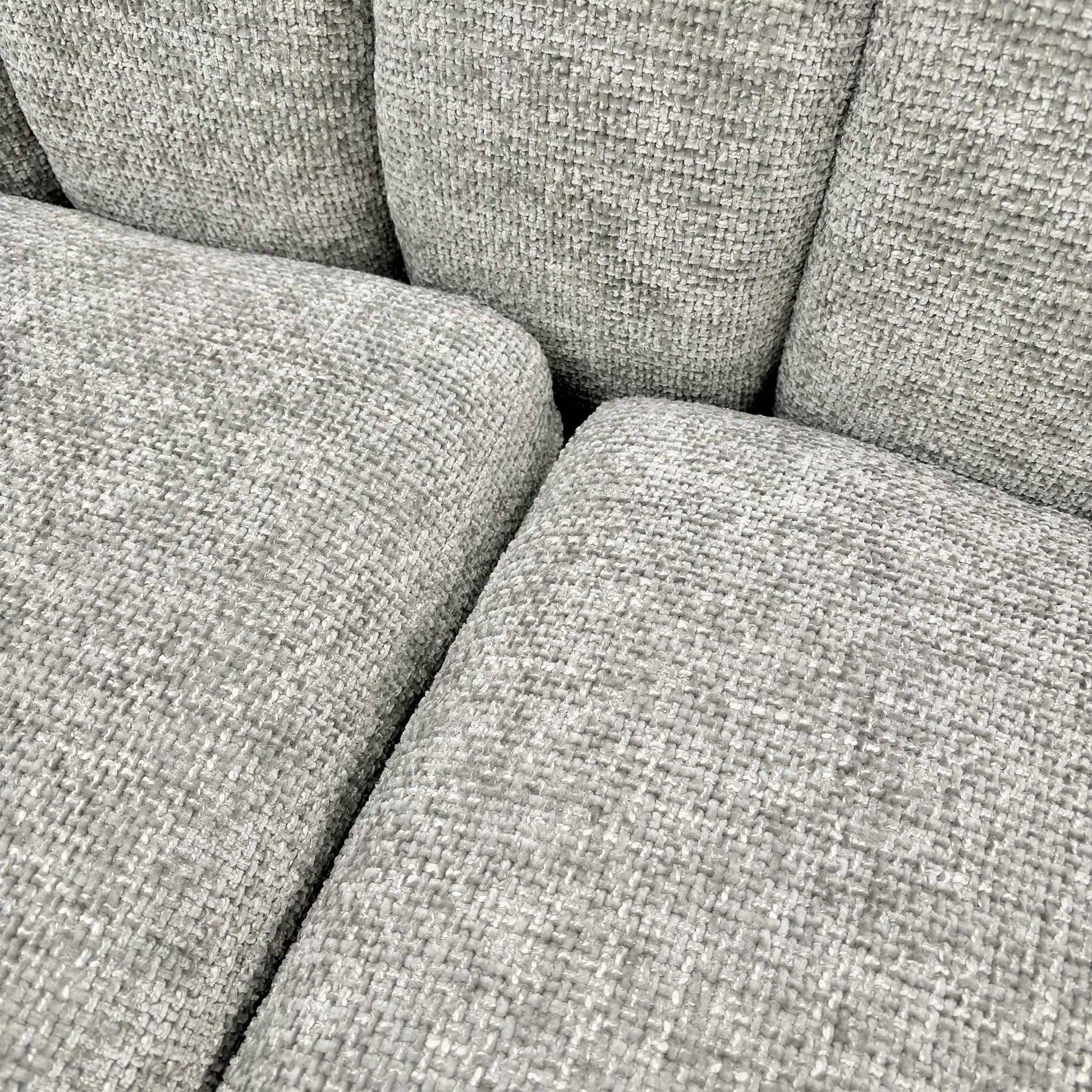 Close-up of the fabric texture.