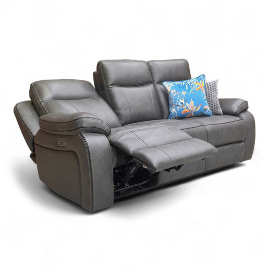 Full view of the sofa in the upright position.