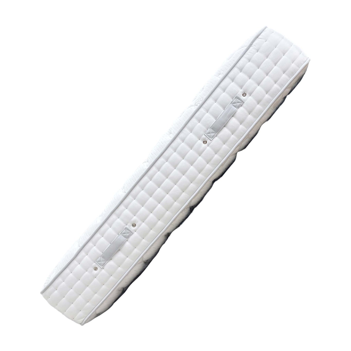 Side-on view illustrating the 36 cm height (depth) and double-sided design of the Raglan Double Mattress.