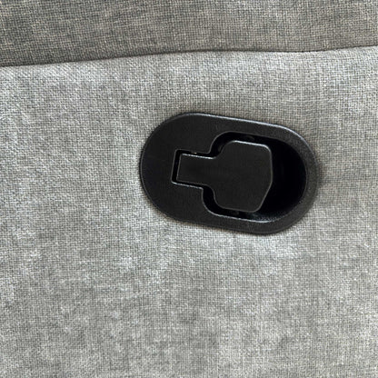 Detailed shot of the manual recliner release lever positioned on the side of the 2 Seater sofa.
