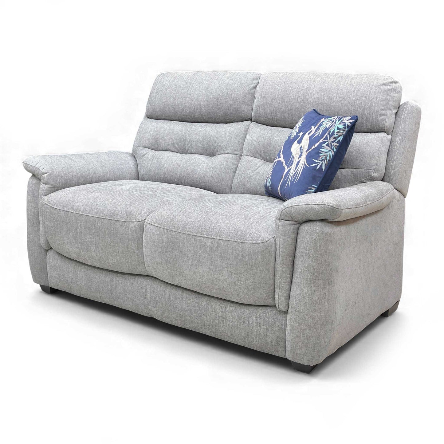 Side profile of the Springer 2 Seater Sofa (98 cm deep), showing the height of 102 cm and the design of the high back and arm.