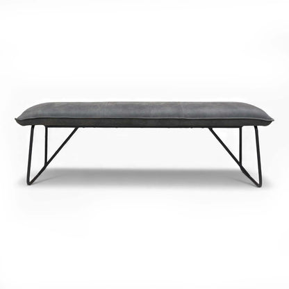 Full view of showing the cushion and leg structure.