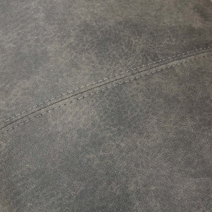 Close-up of the faux suede fabric texture.