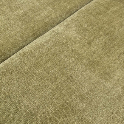 Close-up of the footstool's surface, showing the chenille texture.