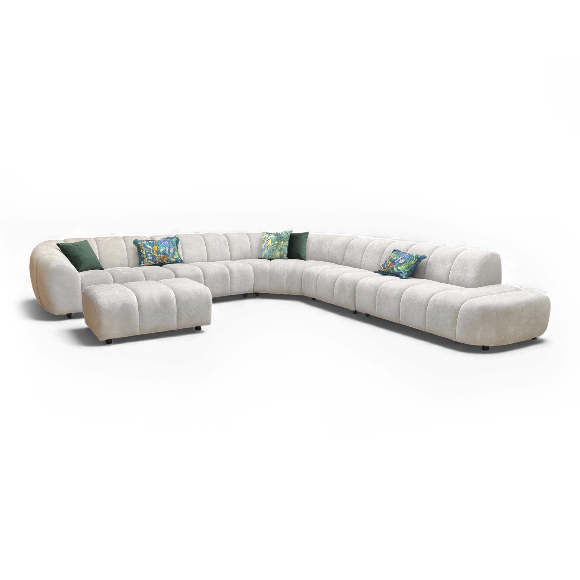 Alternative angle of the full sofa set.