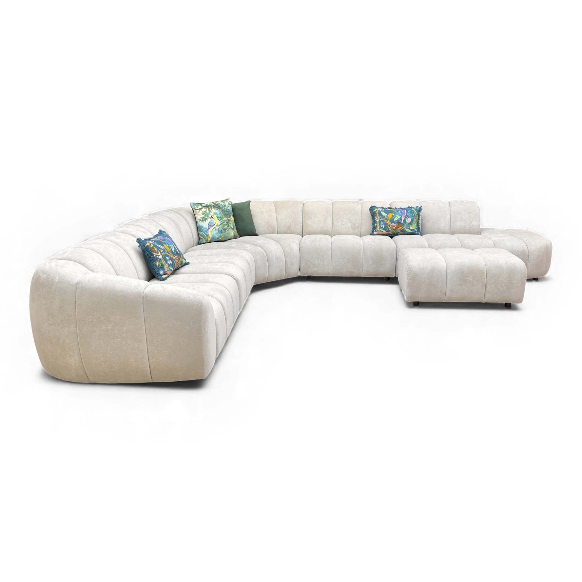 Side view of the Waldorf Corner Sofa Set.