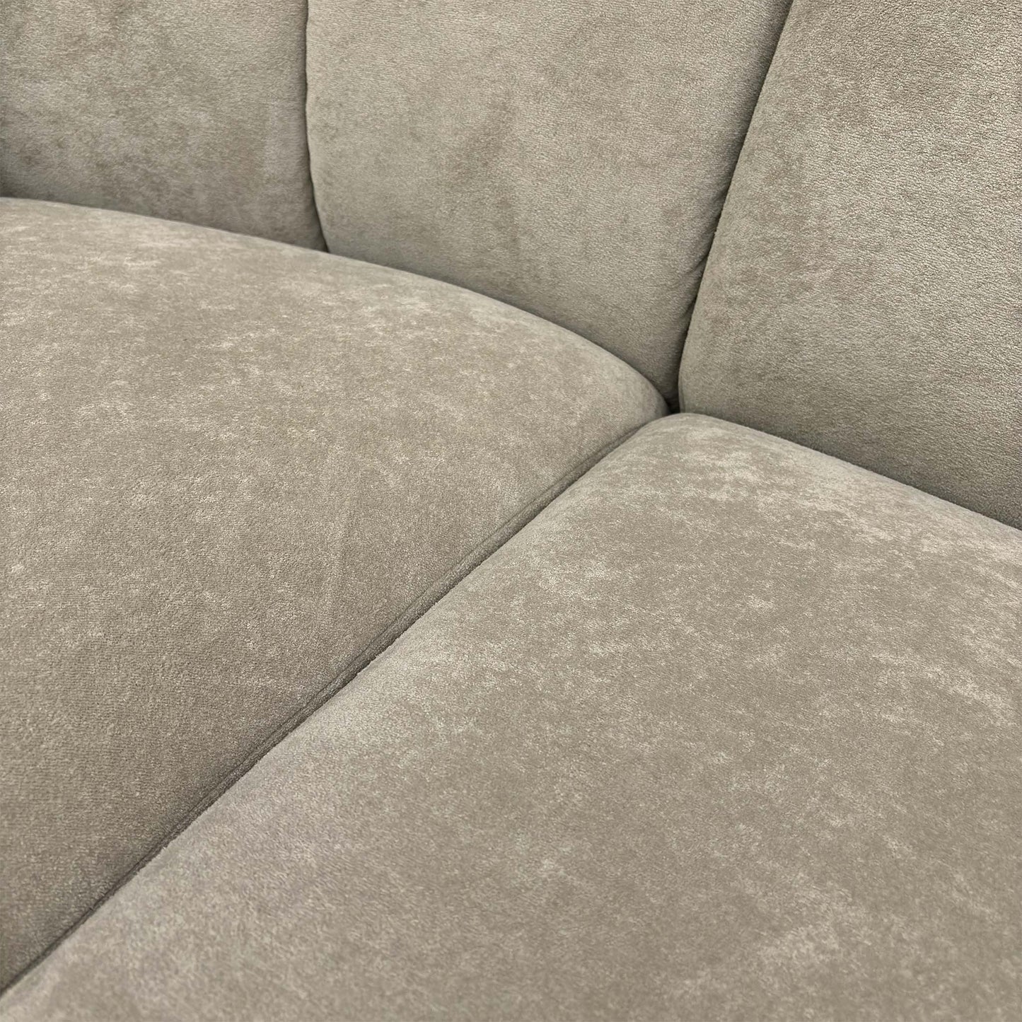 Close-up of the fabric texture and cushion details.