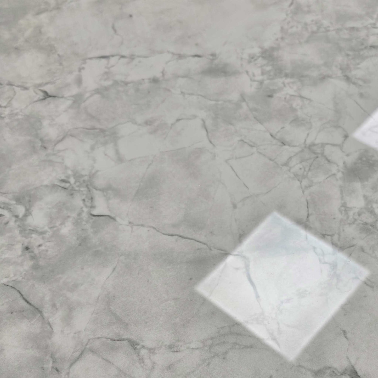 Close-up of the table base and the floor connection.