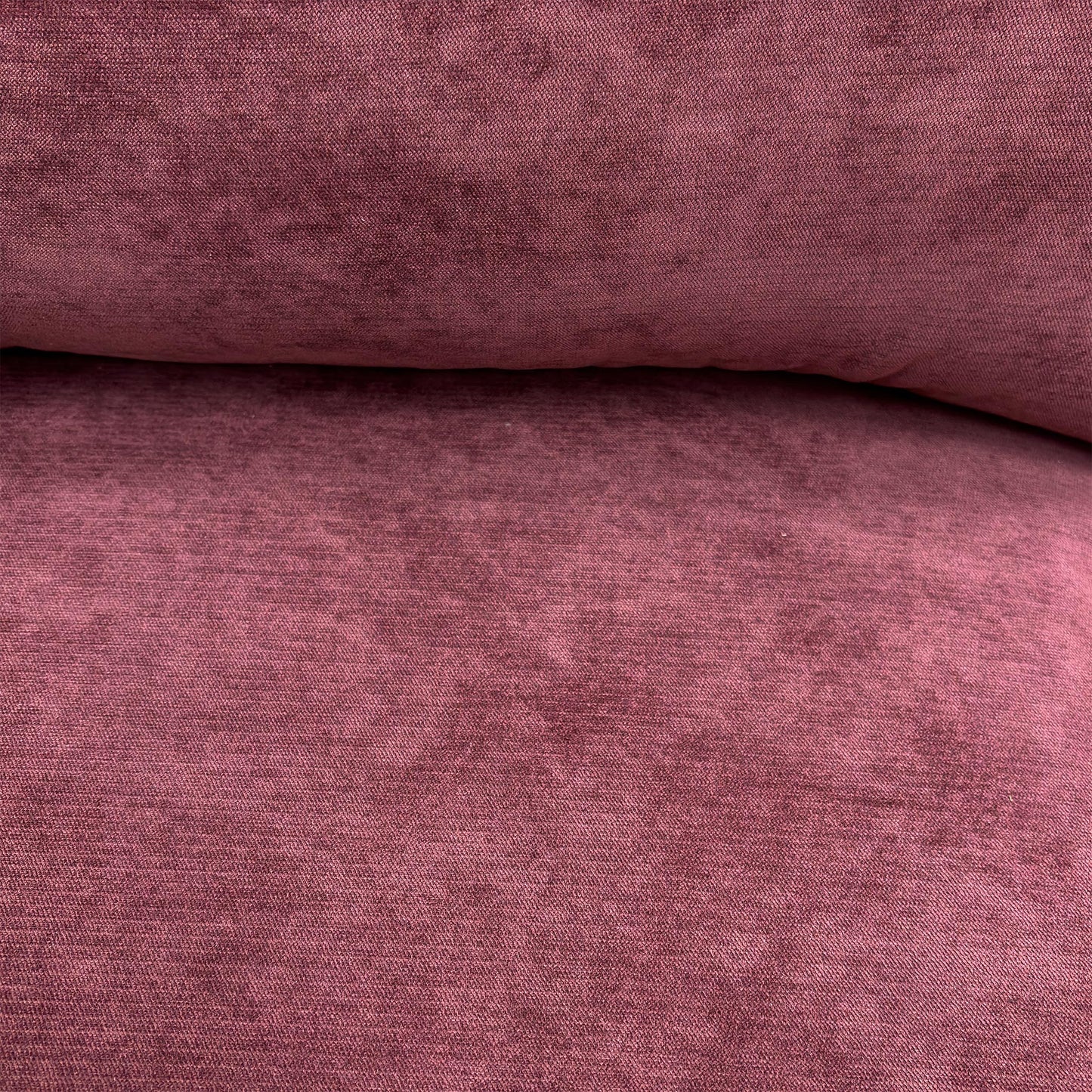Detailed shot of the Orka Sofa upholstery and seat cushions.