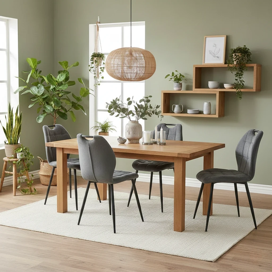 Living Room of the Alva Fixed Dining Chair.