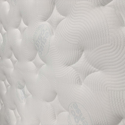 Detailed texture shot of the breathable fabric cover on the Ergosense Mattress.