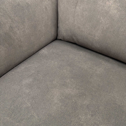 Close-up of the Mocha 43504 Velvet fabric texture.