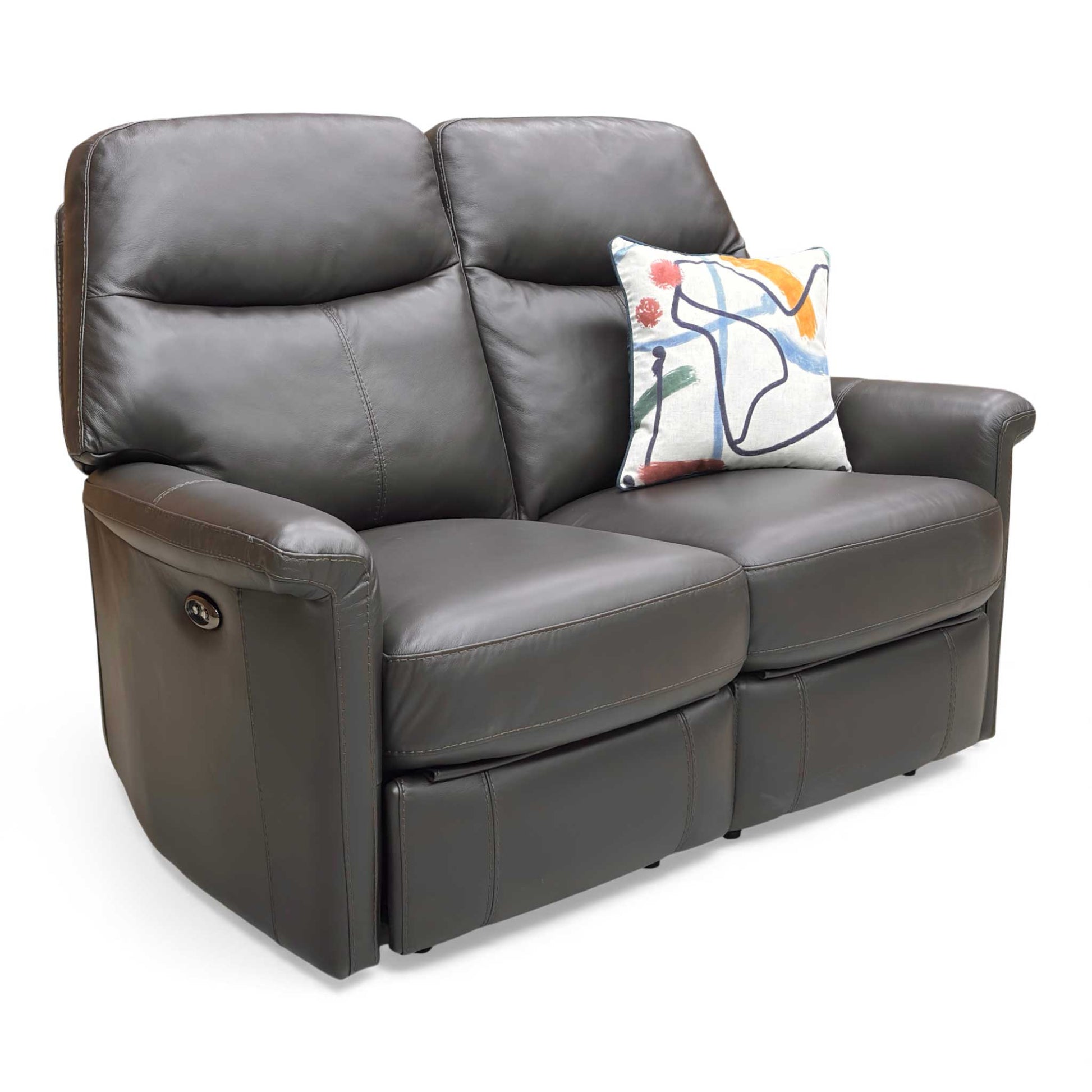 Angled view highlighting the high-back design for optimal support and comfort.