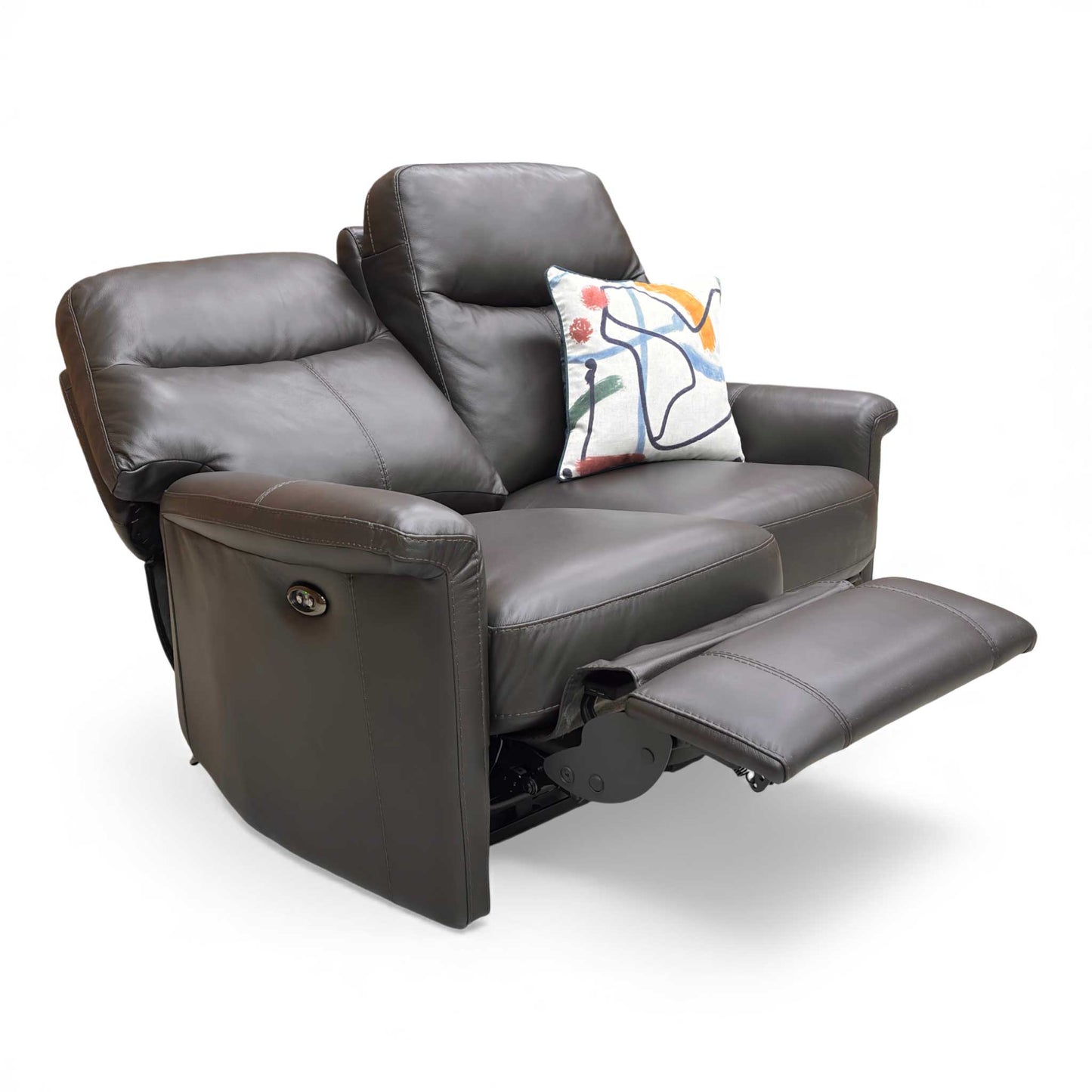 Angled view highlighting the high-back design for optimal support and comfort.