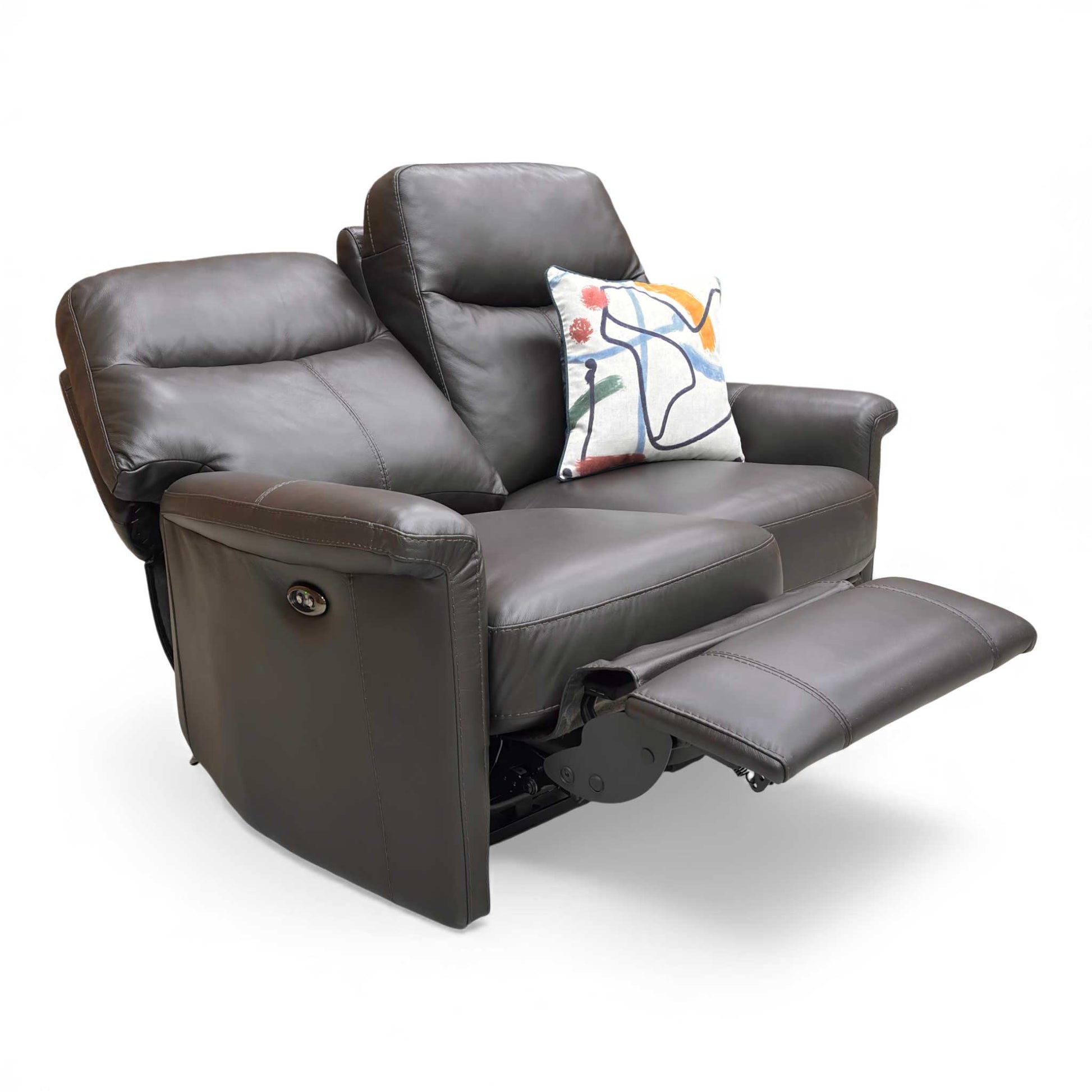 Angled view highlighting the high-back design for optimal support and comfort.