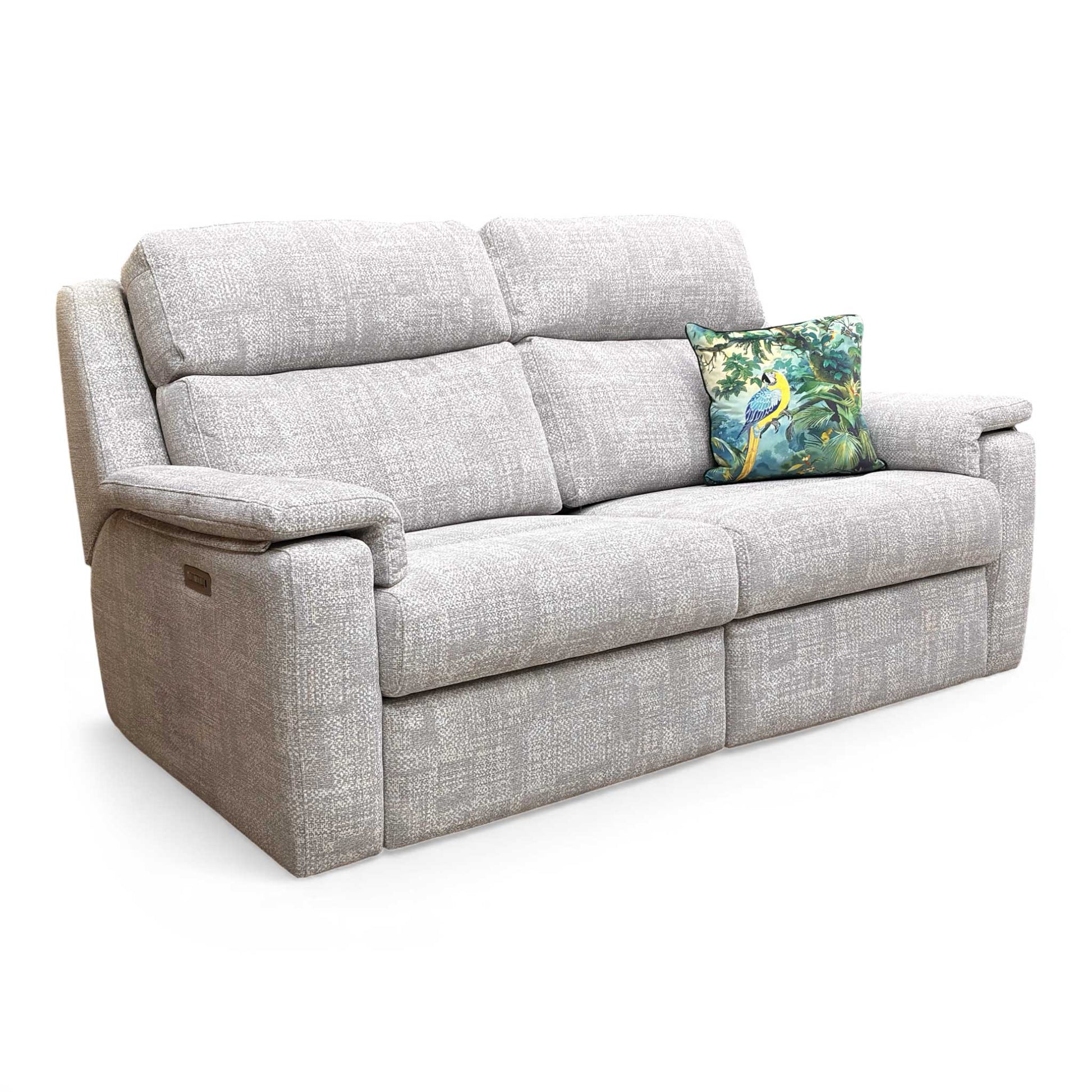 Side profile of the G Plan Thornbury sofa, showing the generous arm width.