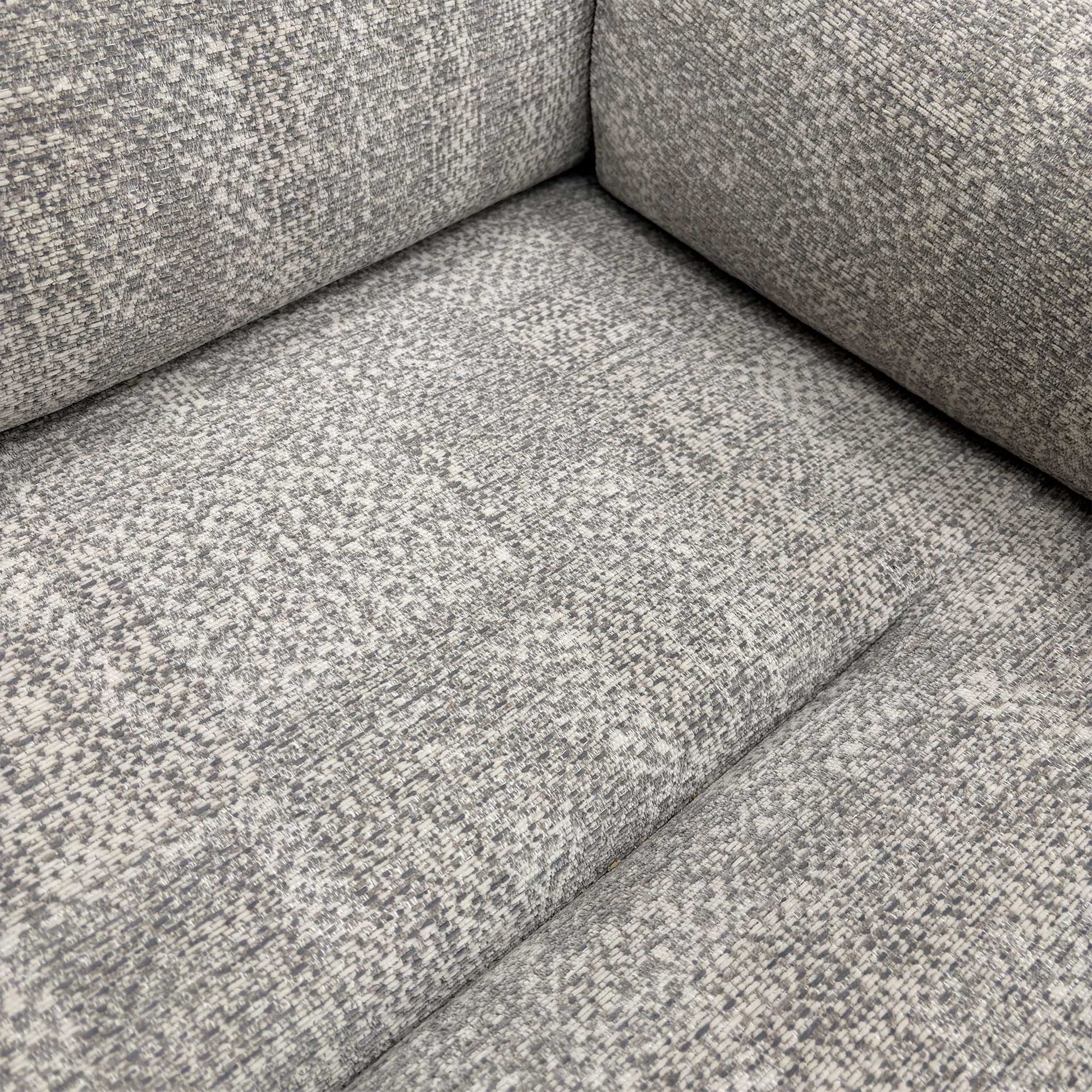 Close-up of the Aerial Ace Grey Tight Weave fabric texture.