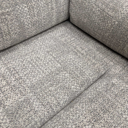 Close-up of the Aerial Ace Grey Tight Weave fabric texture.