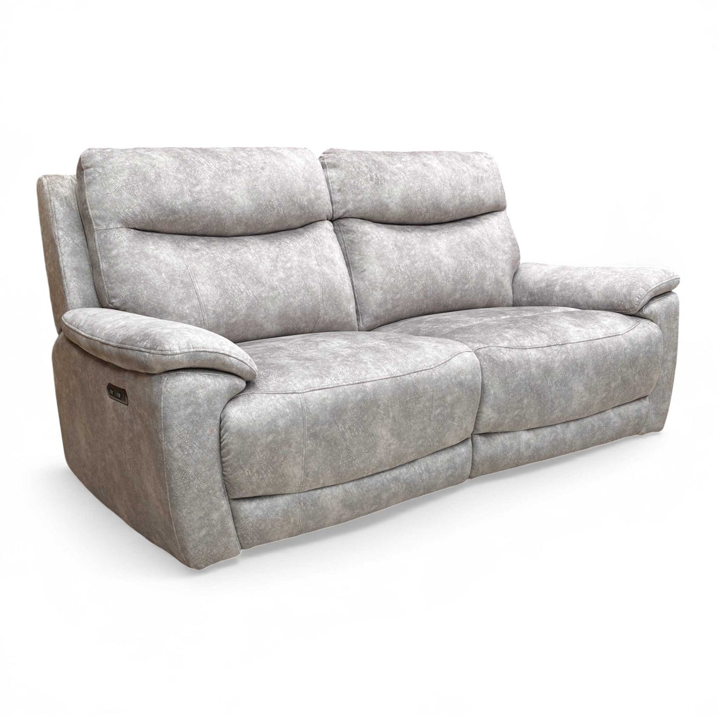 Side view of the 'Sloane' 3 Seater Power Recliner Sofa, showcasing the back and side profile.