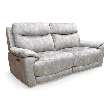 Side view of the 'Sloane' 3 Seater Power Recliner Sofa, showcasing the back and side profile.