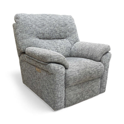 Angled view showing the side/arm of the chair.