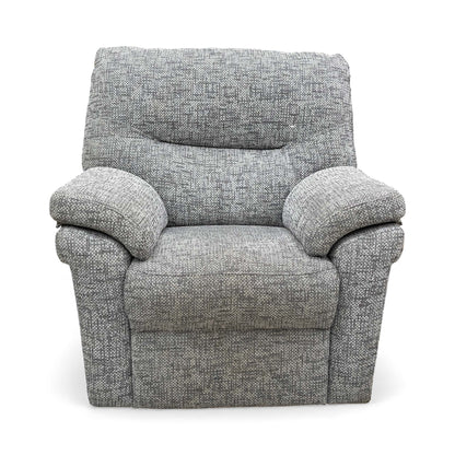 Full view of the recliner in a living room setting.