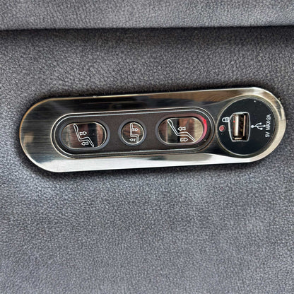 The Morgan Dexter 3-Seater Sofa with the recliner mechanism partially extended.