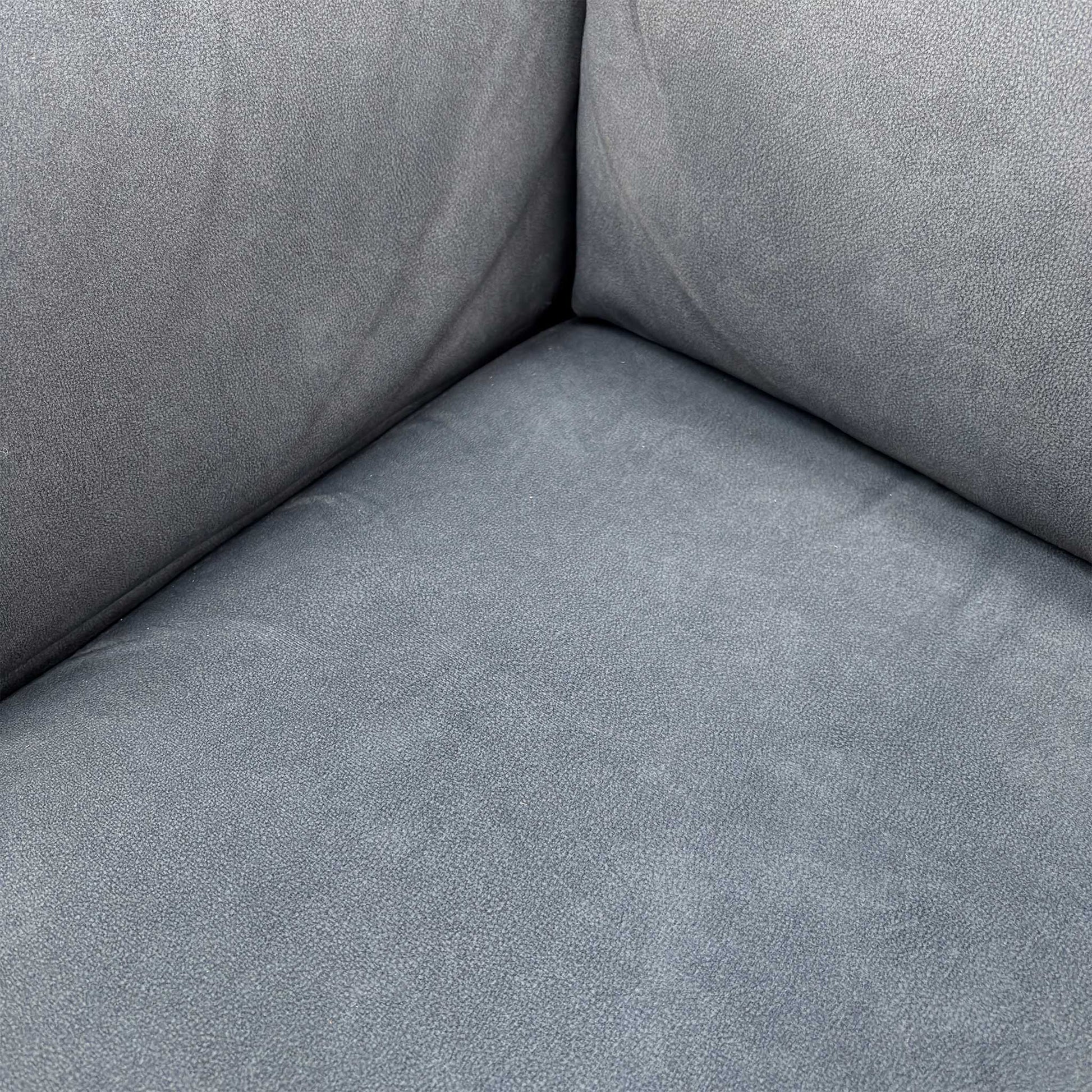 Close-up texture shot of the Dexter Shadow Grey Velvet upholstery.