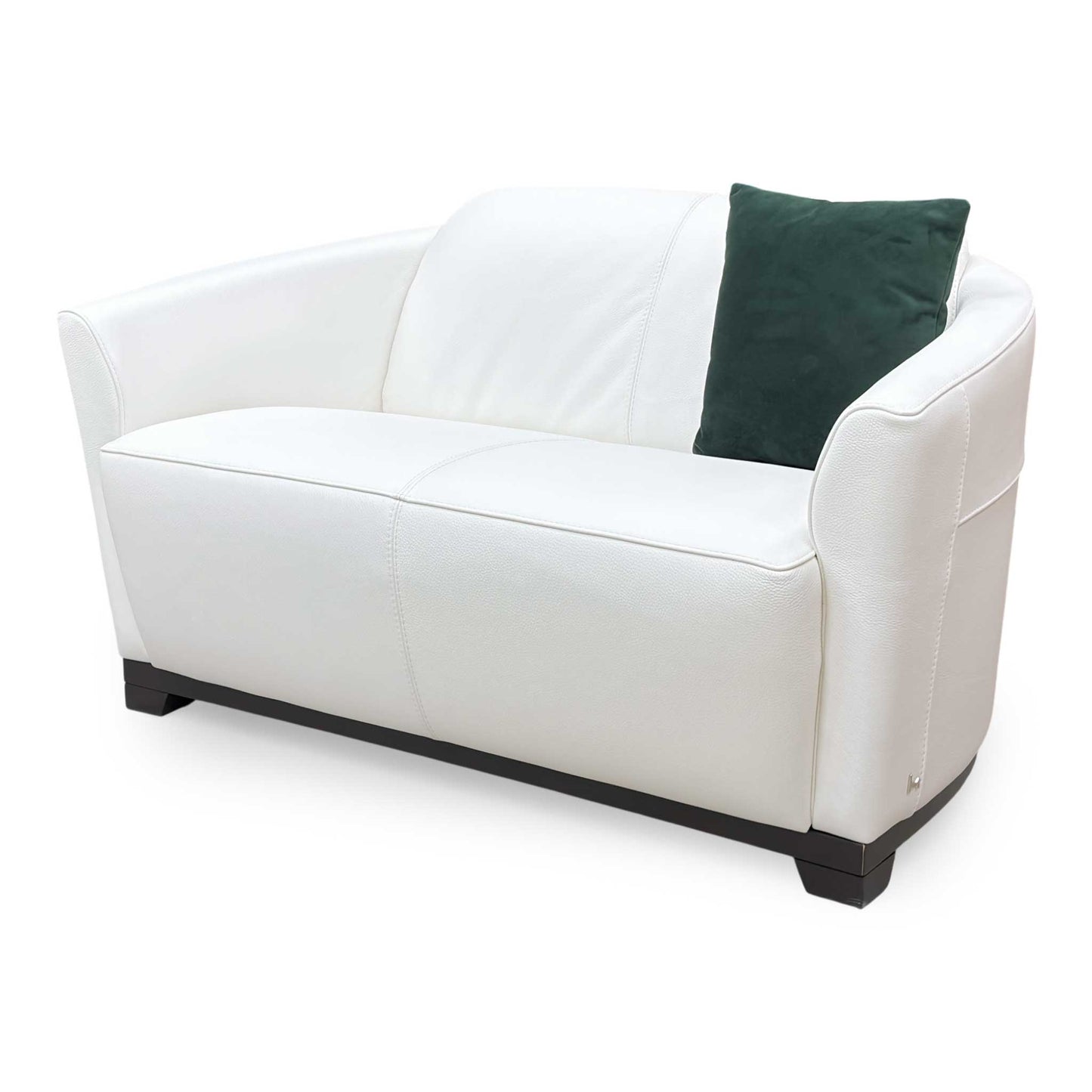 Detailed shot of the seat cushioning and backrest curvature, emphasizing the soft comfort level.