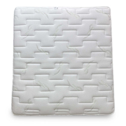 Full View of the Highgrove Tuscan 2000 Pocket Sprung Mattress in Super King size, showing the solid white design.