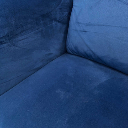 Close-up texture shot of the Opulence 50495 Royal Blue Velvet upholstery.