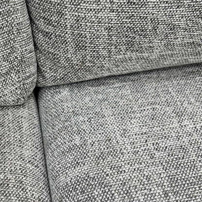 Close-up texture shot of the Shore Oatmeal woven fabric.