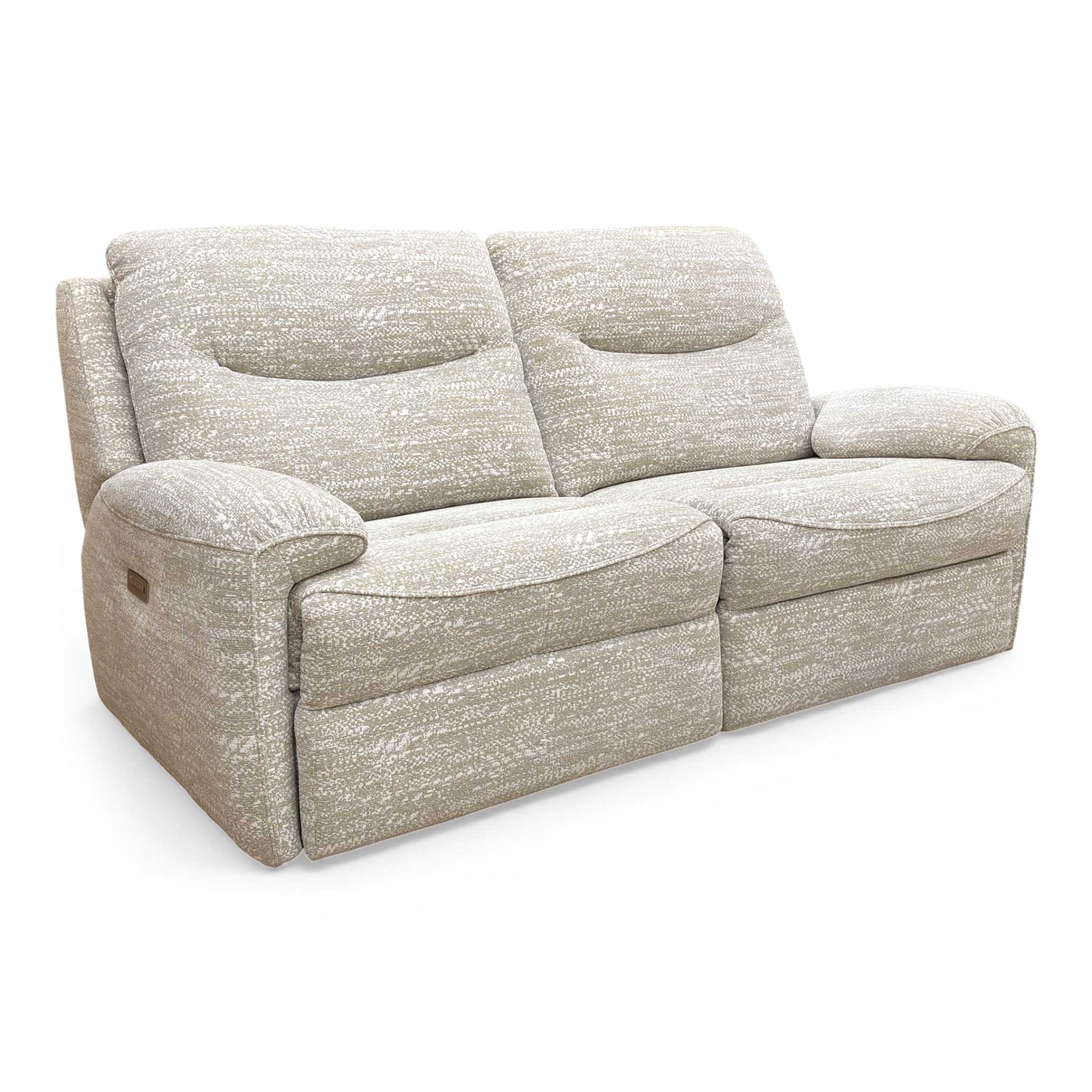 Side view of the G Plan ‘Amesbury’ 3 Seater Power Recliner Sofa.