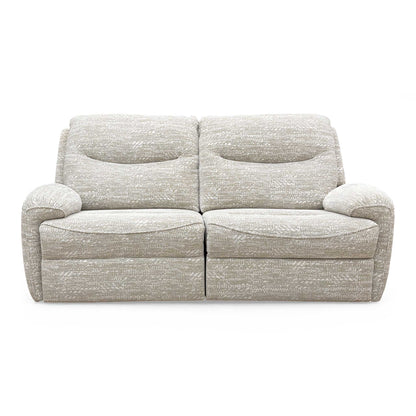 Full Front view of the 3 Seater Power Recliner Sofa.
