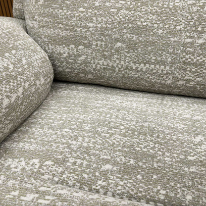 Close-up texture shot of the Maddox Olive Tight Weave Fabric upholstery.