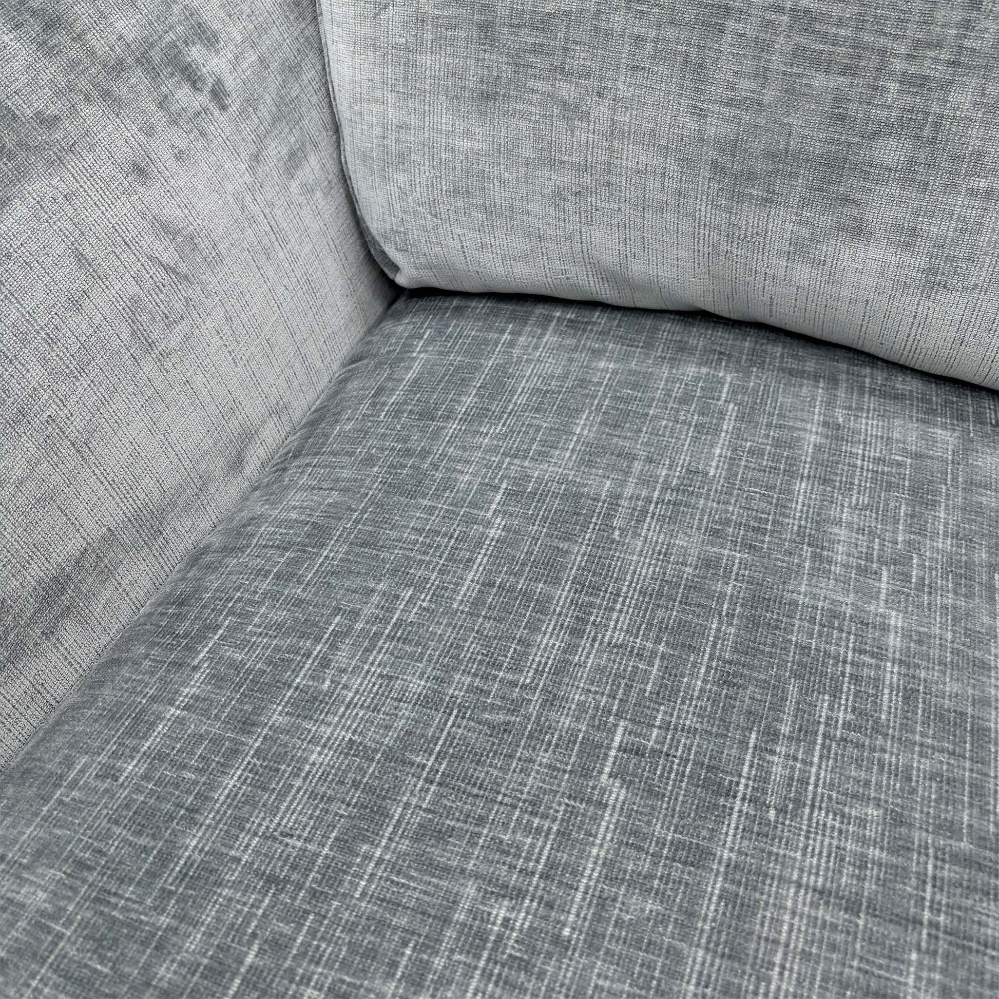 Close-up texture shot of the Pebble Grey Chenille fabric.
