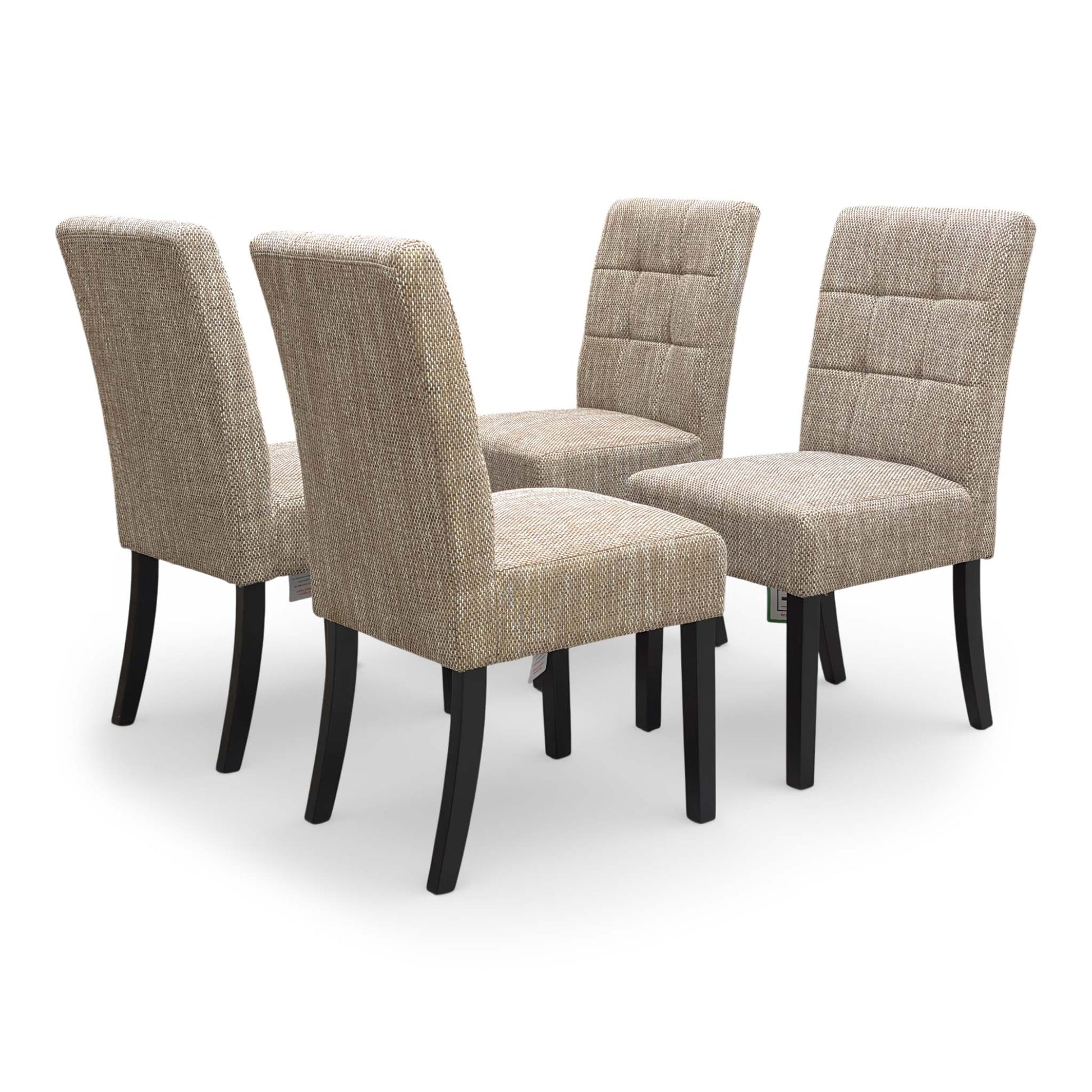 Detailed shot of the wooden chair legs, showcasing the craftsmanship and solid support.