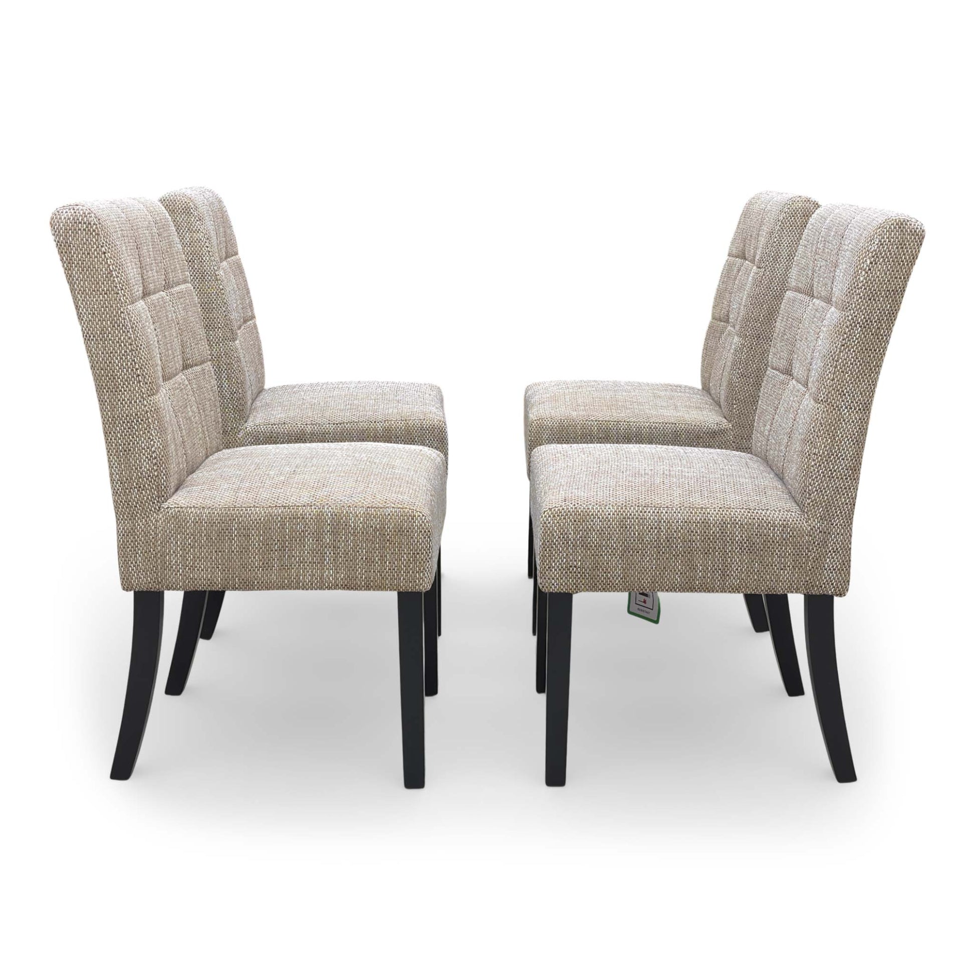 Side profile of the 'Akita' chair, emphasizing the 93cm height and ergonomic design.