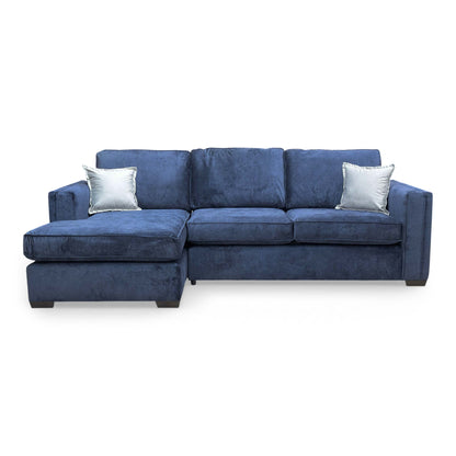 Full front view of the 'Chelsea' sofa, illustrating the open-end design and 284cm width.