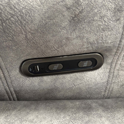 Close-up detail shot of Independent footrest and backrest controls